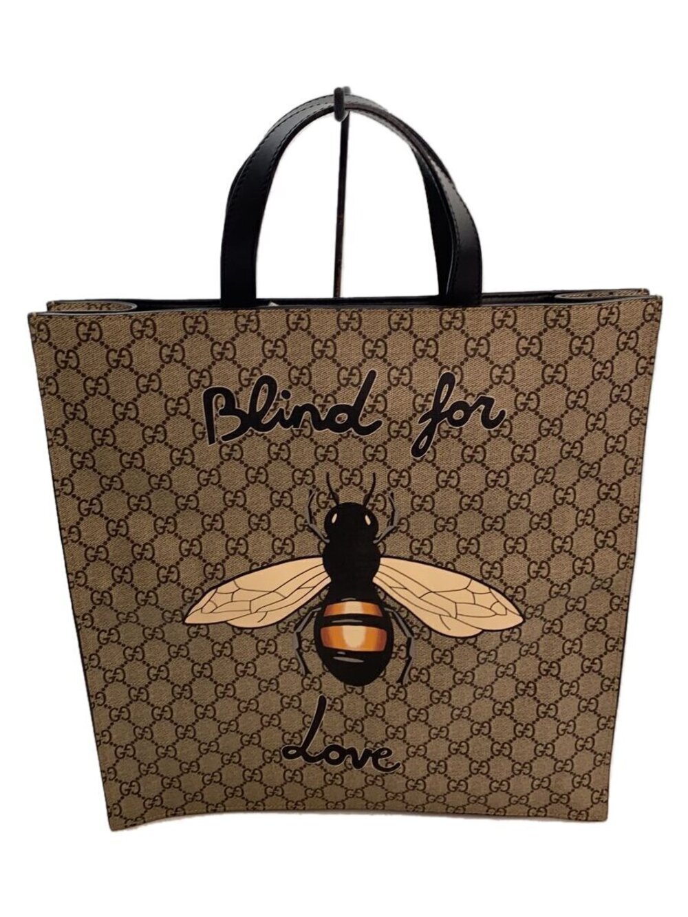 Gucci Tote Bag GG Supreme Brown All over